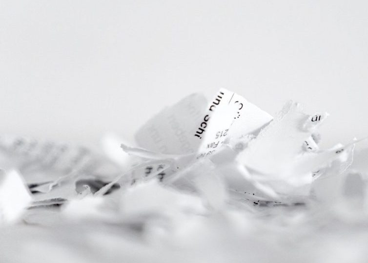 Papel triturado