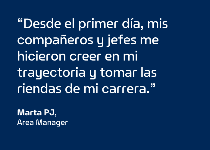 Enterprise Mobility Graduate Management Trainee now Area Manager story on her journey to success with progression and teamwork.