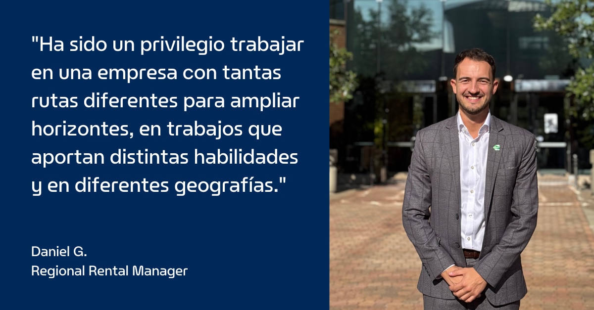 Cita de Daniel G. sobre su carrera internacional en Enterprise Mobility.