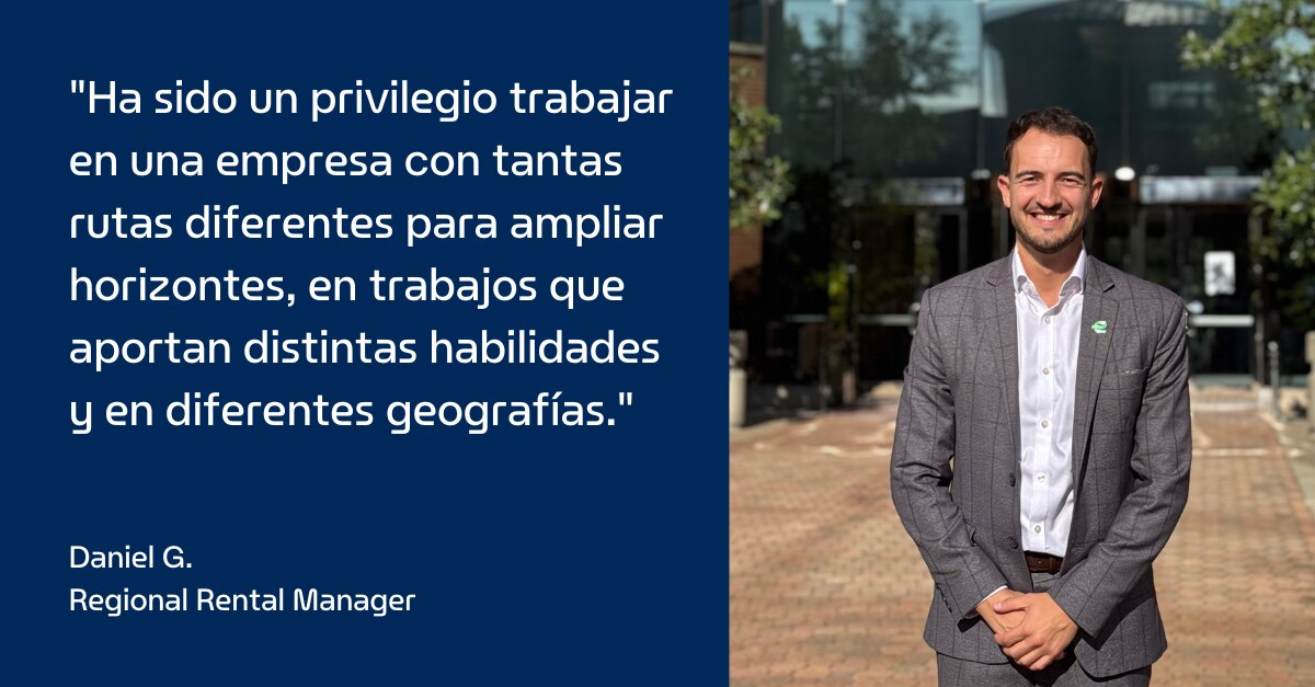 Cita de Daniel G. sobre su carrera internacional en Enterprise Mobility.
