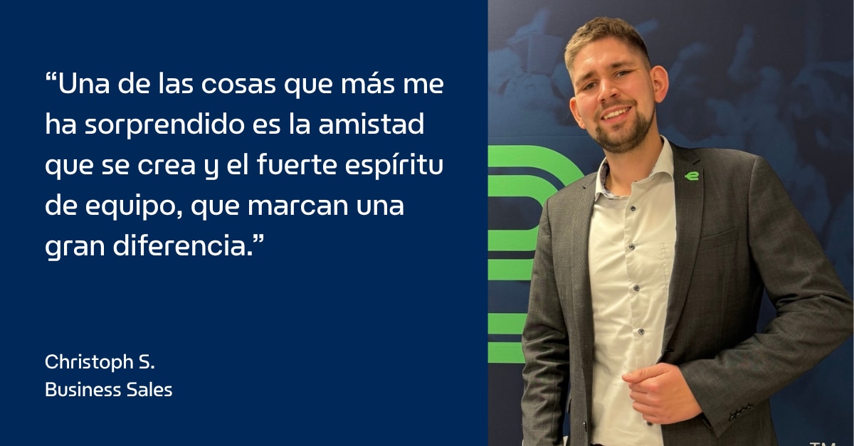 Christoph, integrante del equipo de Enterprise Mobility.