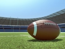 Fútbol en un estadio