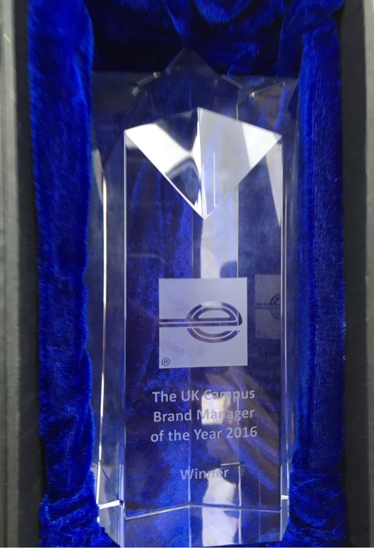 Trofeo de premio Crystal